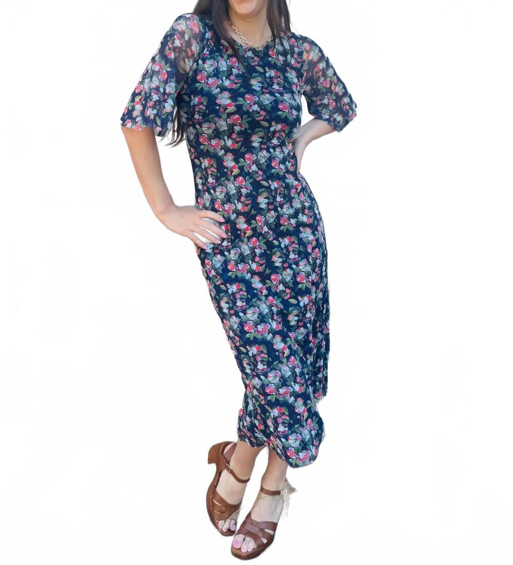 NEW VIERECK women's advice dress in lana floral